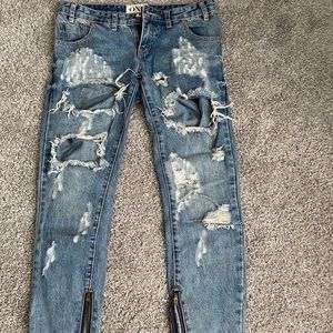 One Teaspoon Destroyed Jeans